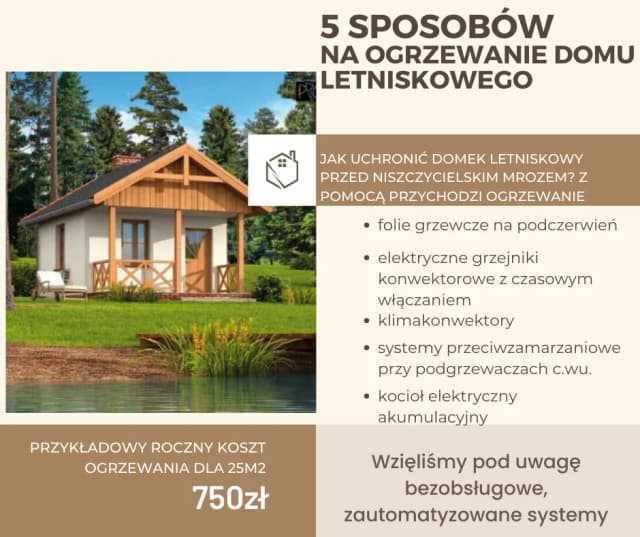 Jakie ogrzewanie do domku letniskowego na cały rok: 5 sprawdzonych metod Jakie ogrzewanie do domku letniskowego na cały rok: 5 sprawdzonych metod